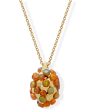 Yellow Gold Ethiopian Opal Egg Pendant Necklace Online