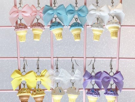 Dreamy Creamy Cake Cone Earrings (6 Colors) Online Hot Sale