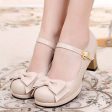 Single Bow Platform Heels Discount