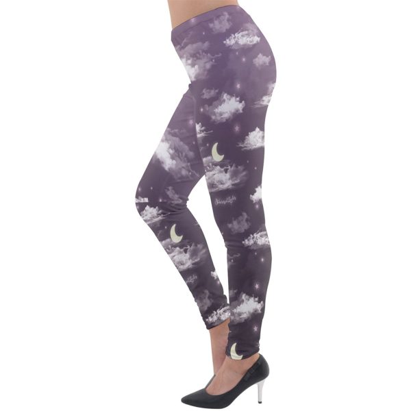 Dreamy Slumber Party Leggings in After Dark For Discount