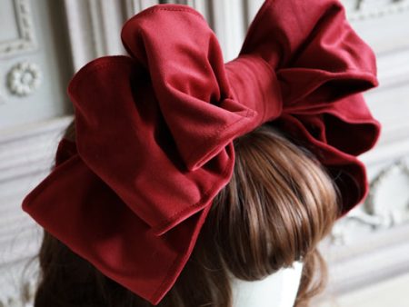 Instant Shipping! Heartwarming Velvet Headbow on Sale