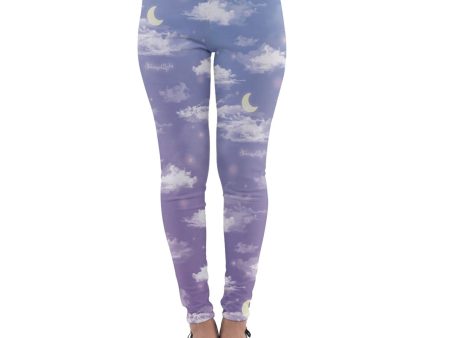 Dreamy Slumber Party Leggings in Evening For Cheap