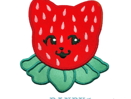 Instant Shipping! Strawberry Meow Brooch Cheap