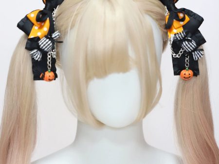 Halloween Pumpkin Bows Hot on Sale