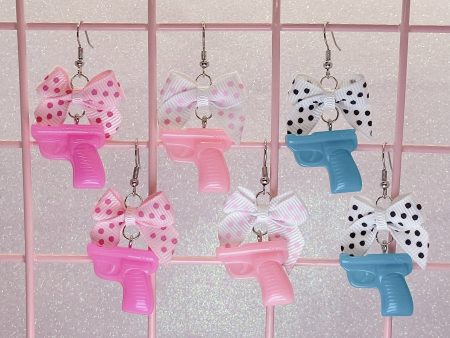 Water Gun Earrings (3 Colors) Sale