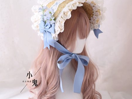 Floral Straw Headdress Fashion