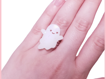 Spooky GLOW Ghost Ring Cheap