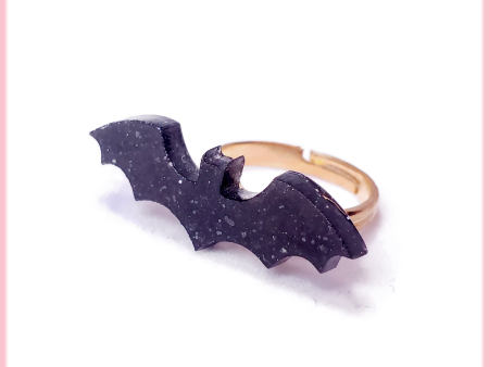 Spooky GLOW Bat Ring Online now