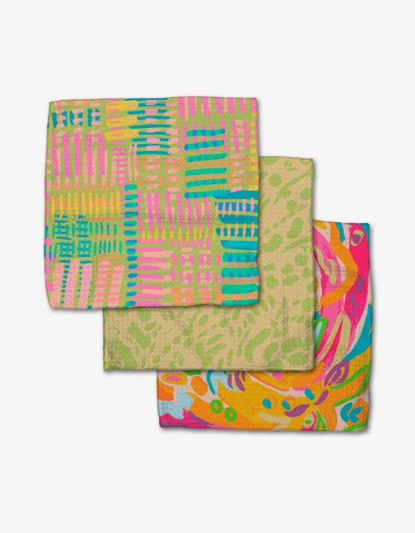 GEOMETRY: Dishcloth Set-Positive Vibes Fashion