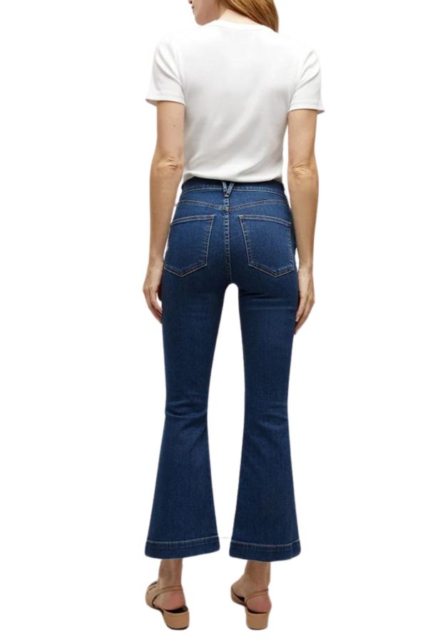 Veronica Beard Carson Ankle Flare Jean Online Sale