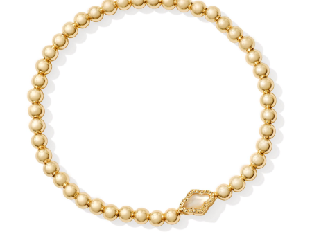 Kendra Scott: Abbie Beaded Stretch Bracelet-Gold on Sale