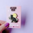 Fog Cat Enamel Pin For Discount