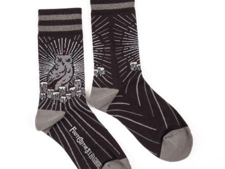 Night Owl FootClothes x Hagborn Collab Crew Socks Discount