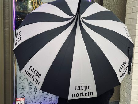 Charcoal Carpe Noctem Umbrella Sale