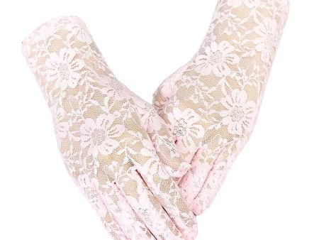 Instant Shipping! Bridal Mesh Gloves Discount