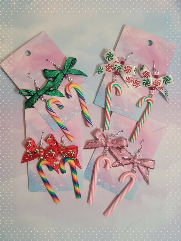 Holiday Candycane Earrings Online