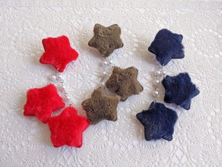 2-Way Fuzzy Star Clips (3 Colors) Online now