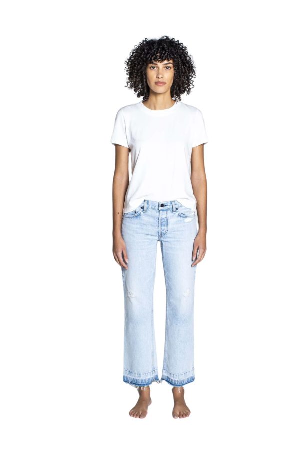 Askk Low rise straight jean on Sale