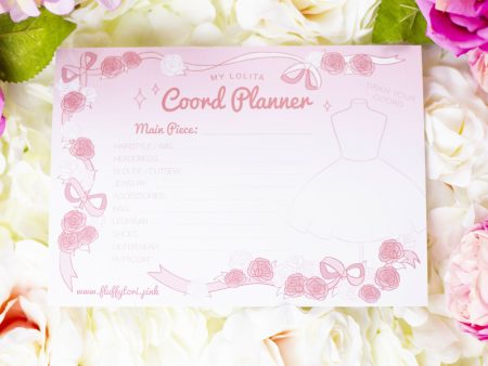 Notepad - Lolita Coord Planner For Sale