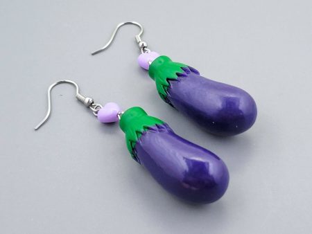 Barnyard Finds: Eggplant Earrings Sale