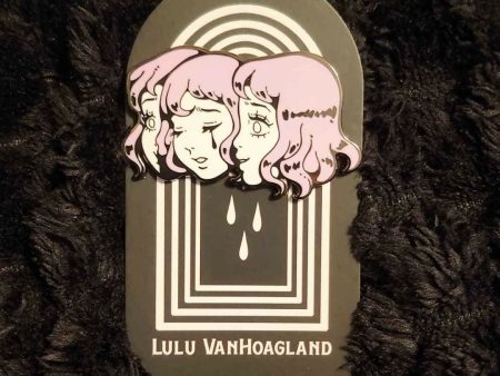 Crying Inside Enamel Pin Online