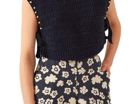 Alix of Bohemia Oona Bead Crochet Top Online now