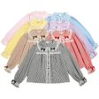 Little Waffle Long Sleeve Blouse on Sale