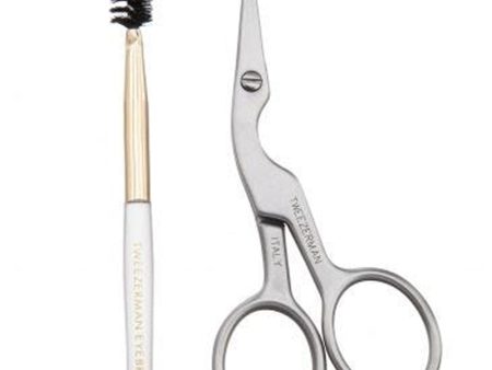 Tweezerman Brow Shaping Scissors & Brush Online now