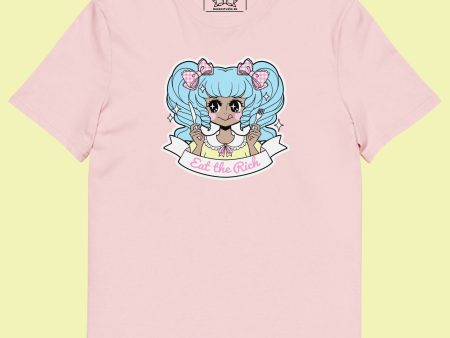 Eat the Rich  (Pink) T-Shirt on Sale