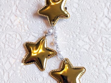 2-Way Large Shiny Gold Star Clip Online now