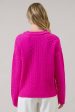 Pammie Knit Dropped Long Sleeve Sweater For Sale