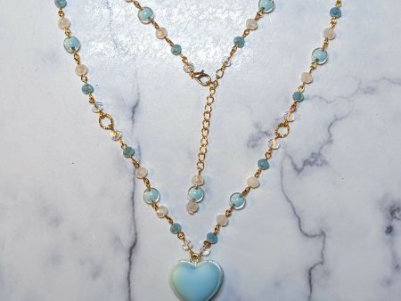 Heart Macaron Necklace Hot on Sale