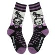 The Raven Poe Crew Socks Hot on Sale