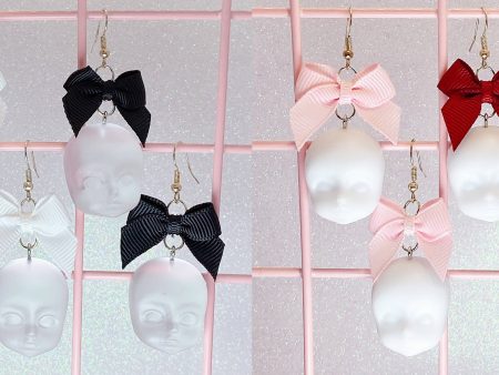 Doll Face Earrings (6 Colors) on Sale