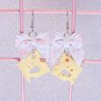 Cheese Slice Earrings (5 Colors) Discount