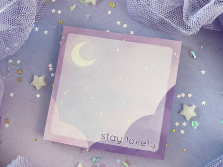 Stay Lovely Celestial Mini Notepad Supply