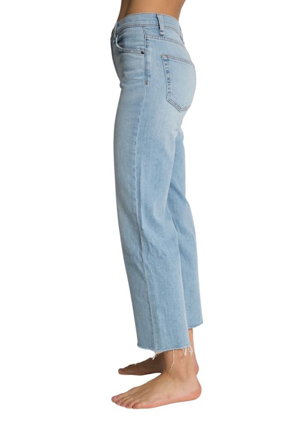 Askk Crop Wide Leg Jean on Sale