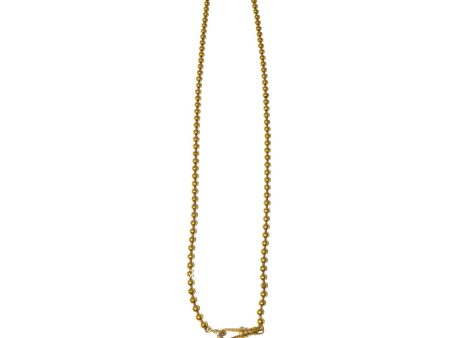 The Woods 24” Ball Chain with Pave Diamond Clip on Sale