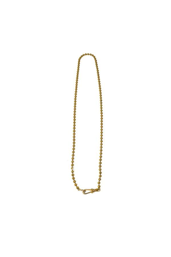 The Woods 24” Ball Chain with Pave Diamond Clip on Sale