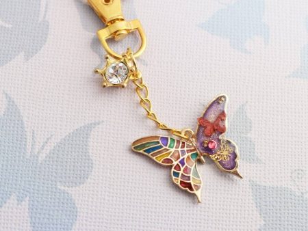 Butterfly Dream Crystal Keychain For Discount