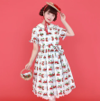 Fresh Cherry Collared Dress Supply