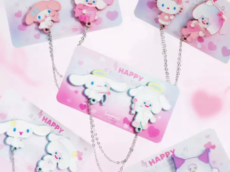 F.UN Rico X Sanrio Happy Paradise Present Series Magnet Badges Fashion