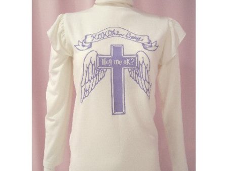 Instant Shipping! Hug Me Ok? Holy Cross Cutsew Long Sleeve T-shirt (3 Colors) Online now