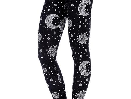 Instant Shipping! Hippie Moon Leggings For Sale