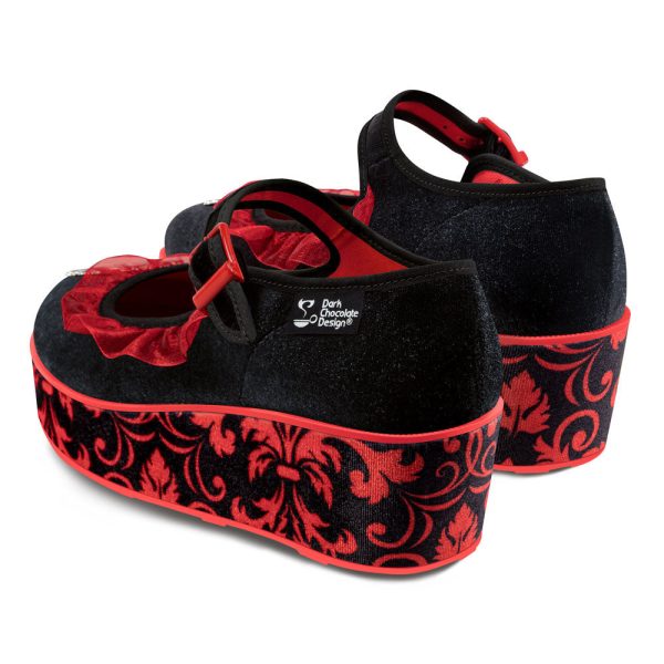 Chocolaticas® Memento Mori Women s Mary Jane Platform Sale