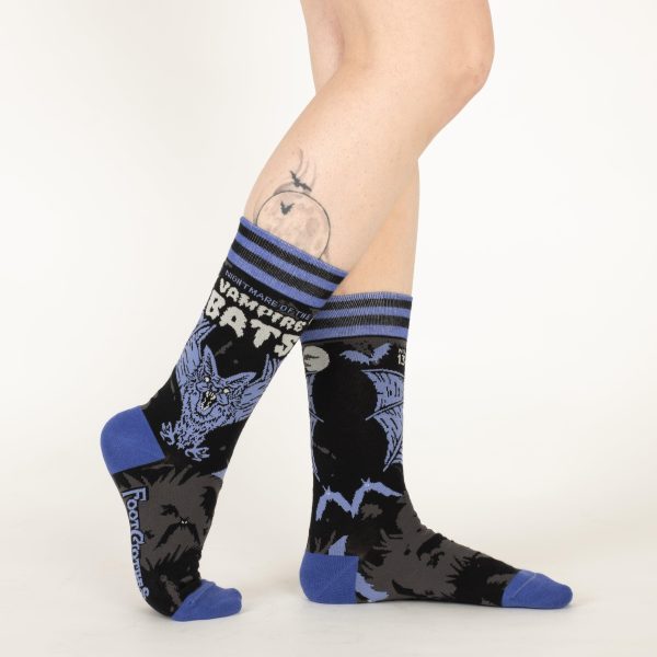 Vampire Bats Crew Socks Discount