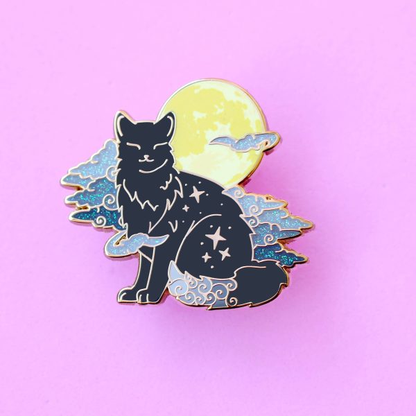 Fog Cat Enamel Pin For Discount