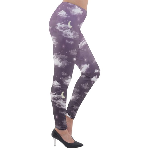 Dreamy Slumber Party Leggings in After Dark For Discount