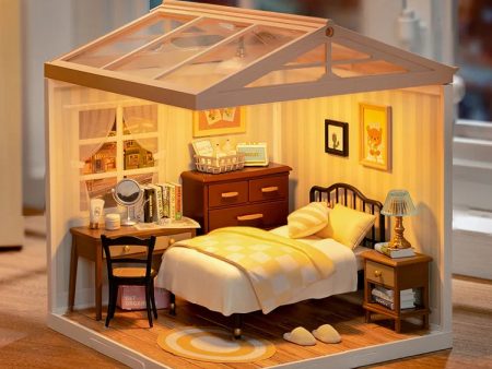 【New】Rolife Sweet Dream Bedroom DIY Plastic Miniature House For Discount