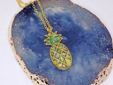 Pineapple Kaleidoscope Resin Pendant Hot on Sale